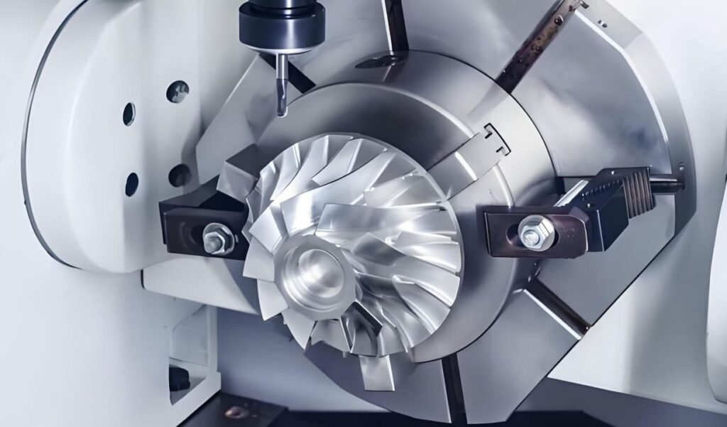 5-axis CNC machined impeller