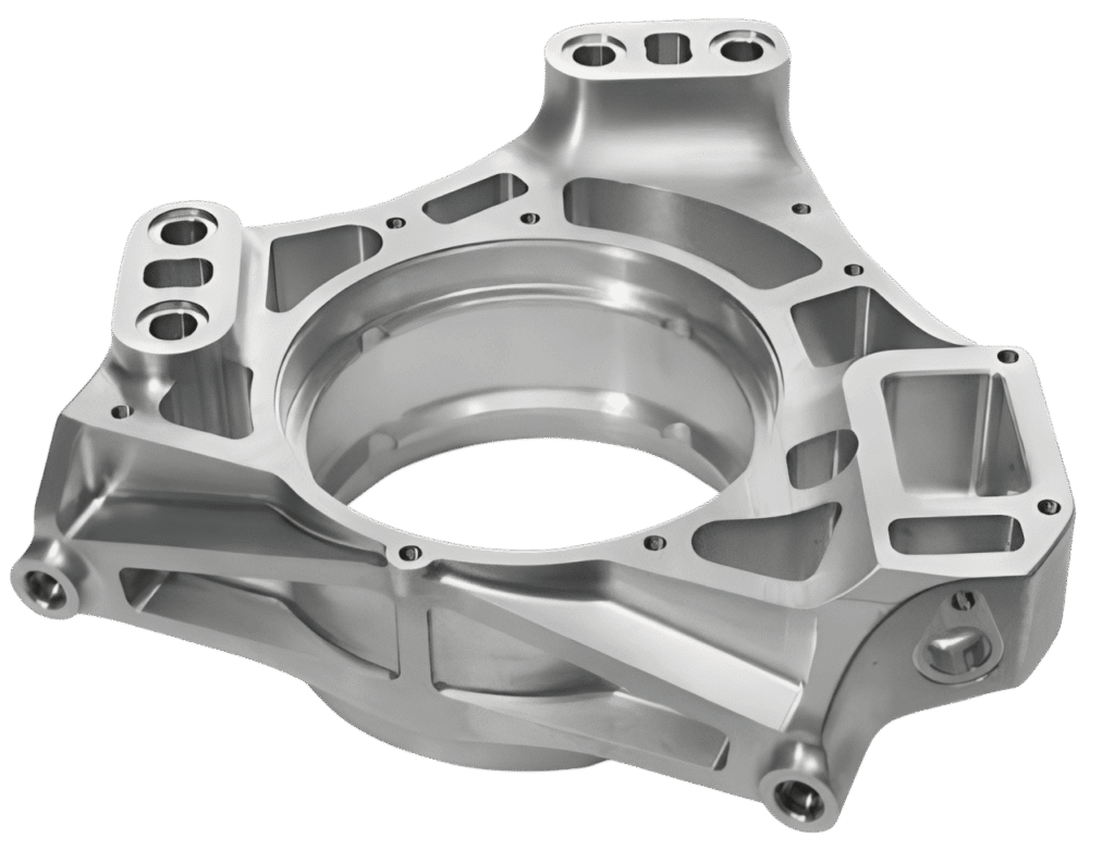 Aluminum alloy parts processed by CNC