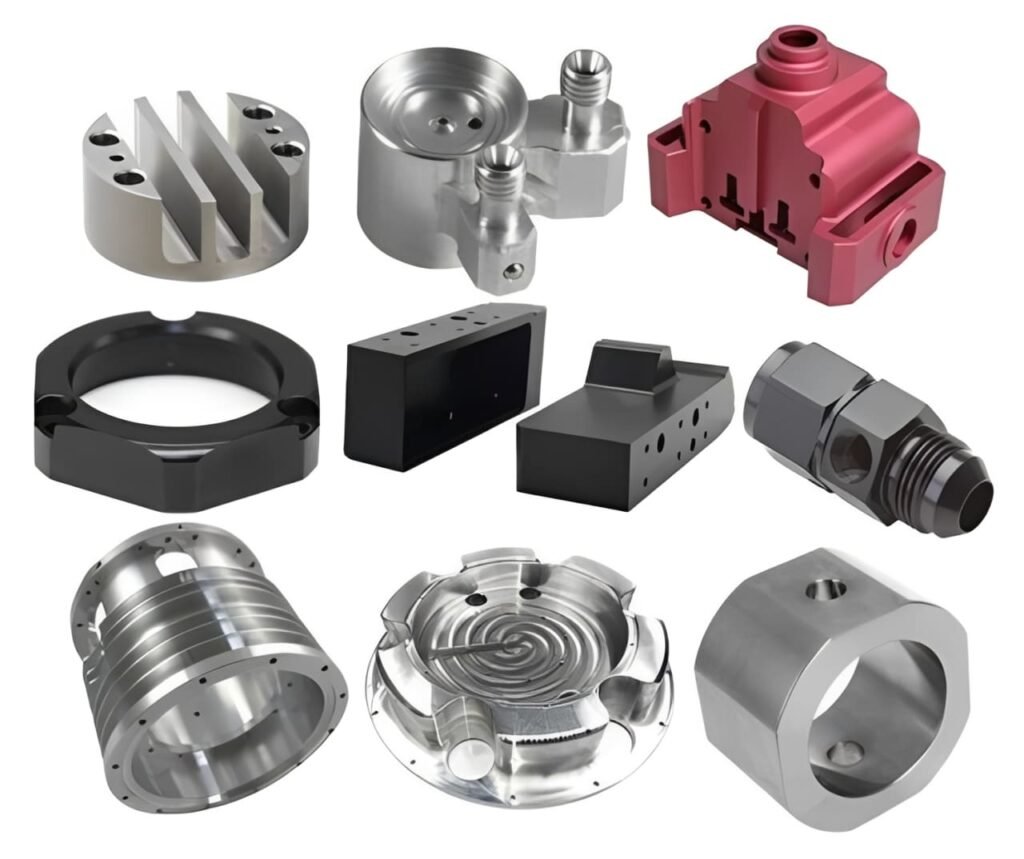 Different types of aluminum alloy parts