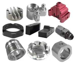 Different types of aluminum alloy parts